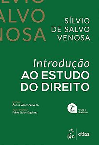 Livro Introdução ao Estudo do Direito - Venosa - Atlas