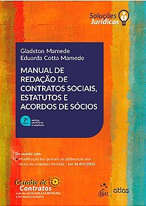 Livro Manual de Redação de Contratos Sociais, Estatutos e Acordos de Sócios  Mamede