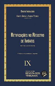 Livro Retificacoes No Registro De Imoveis: Colecao Direito Imobiliario - Volume 9 - Patah