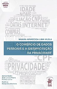 Livro Comercio de Dados Pessoais e a (des)protecao da Privacidade, O - Viela