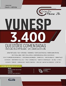 Livro Passe Já VUNESP 3.400 Questões - Lustosa - Alfacon