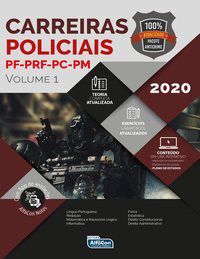 Livro Carreiras Policiais 2020: Vol. 1 - Editora Alfacon