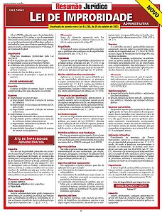 Livro Resumão Lei de Improbidade Administrativa - Simão Neto