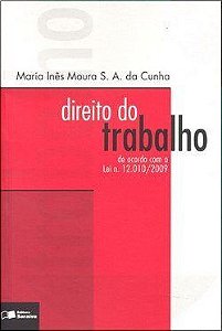 Livro Direito do Trabalho - Cunha - Saraiva