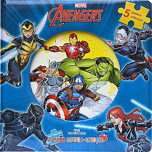 Livro Avengers - Meu Primeiro  Quebra-cabecas - Disney