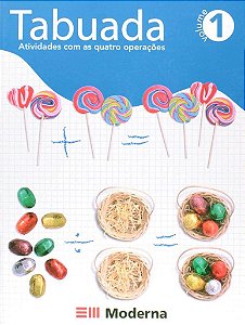 Livro Tabuada 1 - Moderna