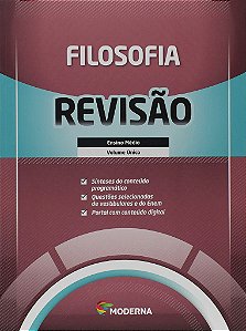 Livro Caderno de Revisao - Filosofia - Volume Unico - Editora Moderna