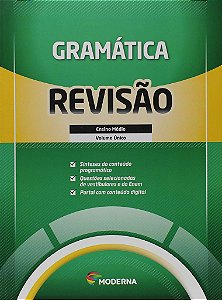 Livro Caderno de Revisão - Gramática - Volume Único - Moderna