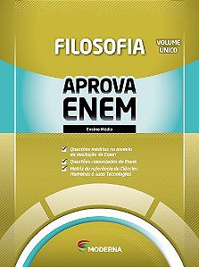 Livro Caderno Aprova Enem Filosofia - Volume Único - Moderna