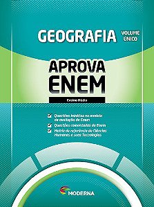 Livro Aprova Enem Geografia - Ensino Médio - Moderna