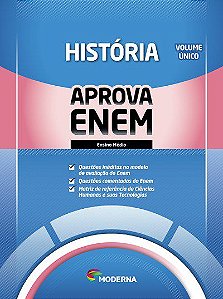 Livro Caderno Aprova Enem História - Volume Único - Moderna