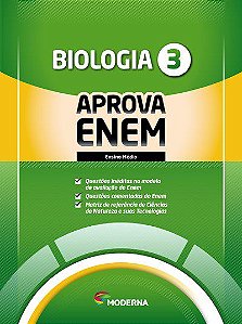 Livro Caderno Aprova Enem - Biologia 3 ano - Editora Moderna