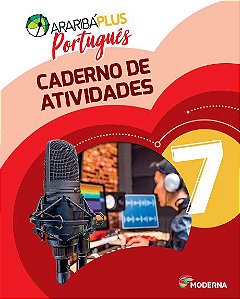Livro Araribá Plus Português 7 Ano Caderno - Moderna