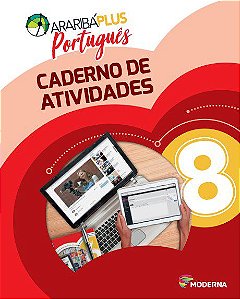 Livro Araribá Plus português 8 Caderno  - Moderna