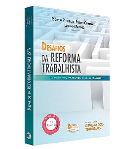 Livro Desafios da Reforma Trabalhista - de Acordo com a Mp 808/2017 e com a Lei 1 - Guimaraes/martinez
