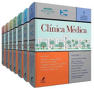 Livro Clínica Médica FMUSP - 7 Volumes - Martins - Manole