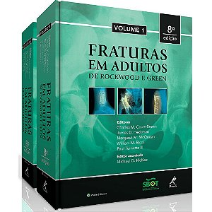 Livro Fraturas em Adultos de Rockwood 2 Volumes