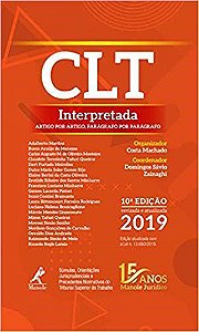 Livro Clt Interpretado - 10  Edicao - Costa Machado, Domin
