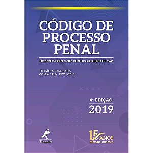 Livro Código de Processo Penal - Manole