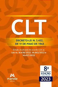 Livro Clt Editora Manole - Manole