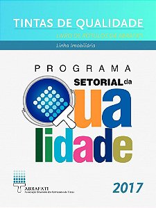 Livro Tintas de Qualidade -  de Rotulos da Abrafati - Linha Imobiliaria - pr - Abrafati