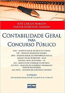 Livro Contabilidade Geral para Concurso Publico - Marion - Atlas