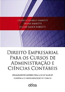 Livro Direito Empresarial para os Cursos de Administração e Ciências Contábeis