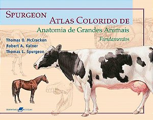 Livro Spurgeon - Atlas Colorido de Anatomia de Grandes Animais - Fundamentos - Mccracken