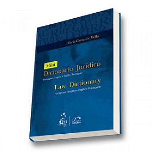 Livro Mini Dicionario Juridico Portugues/ingles - Ingles/portugues - Mello