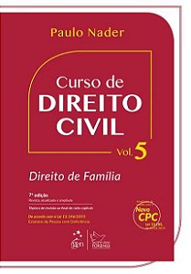 Livro Curso de Direito Civil - Vol. 5 - Direito de Familia - Nader