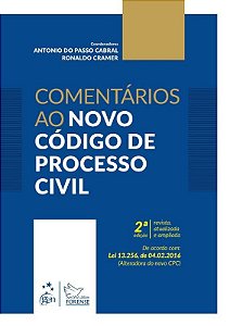 Livro Comentários ao Novo Código de Processo Civil - Cabral - Forense