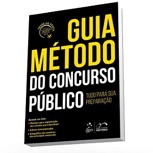 Livro Guia Metodo do Concurso Publico - Tudo para Sua Preparacao - Equipe Metodo