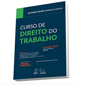 Livro Curso De Direito Do Trabalho - Garcia
