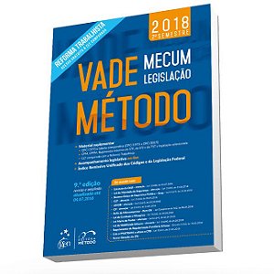Livro Vade Mecum Método - Legislação 2018