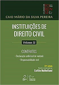 Livro Instituicoes de Direito Civil - Vol. Iii - Contratos - Pereira