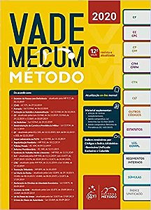 Livro Vade Mecum Tradicional Metodo 2020 - Equipe Metodo