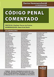 Livro Codigo Penal Comentado -  de Acordo com a Lei 14.197/2021 - Hammerschmidt