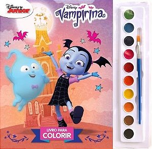 Livro Disney Aquarela: Vampirina - Disney