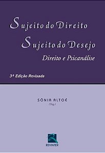 Livro Sujeito do Direito - Sujeito do Desejo - Altoe (org)