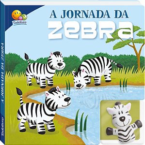 Livro Dedoche leia e Brinque: a Jornada da Zebra - The Clever Factory,
