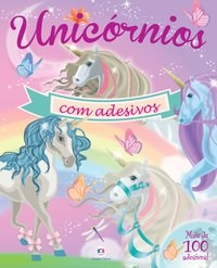 Livro Unicórnios com adesivos - Susaeta Ediciones 1º edição