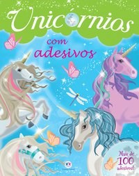 Livro Unicórnios com adesivos - Susaeta Ediciones 1º edição