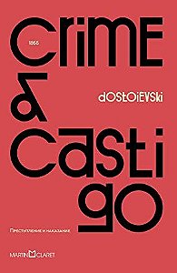 Livro Crime e Castigo Vermelho Dostoievski