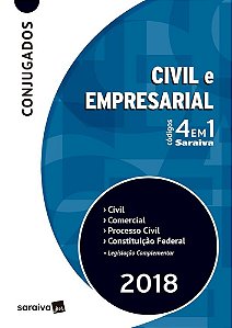 Livro Codigos 4 em 1 Saraiva - Civil e Empresarial - Editora Saraiva