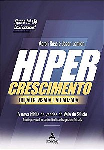 Livro Hipercrescimento: a Nova Biblia de Vendas do Vale do Silicio - Ross/lemkin