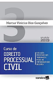 Livro NOVO CURSO DE DIREITO PROCESSUAL CIVIL - VOL 3 - SARAIVA - GONÇALVES