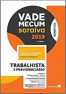 Livro Vade Mecum - Trabalhista e Previdenciario - Saraiva Sa Livreiros