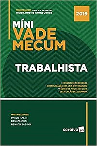 Livro Mini Vade Mecum Trabalhista - Barroso/araujo Junio