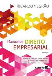 Livro Manual de Direito Empresarial - 10ª Edição de 2020 - Negrão 10º edição