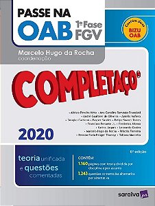 Livro Passe Na Oab: Completaco  - 1 Fase Fgv - Teoria Unificada - Teoria Unifica - Rocha